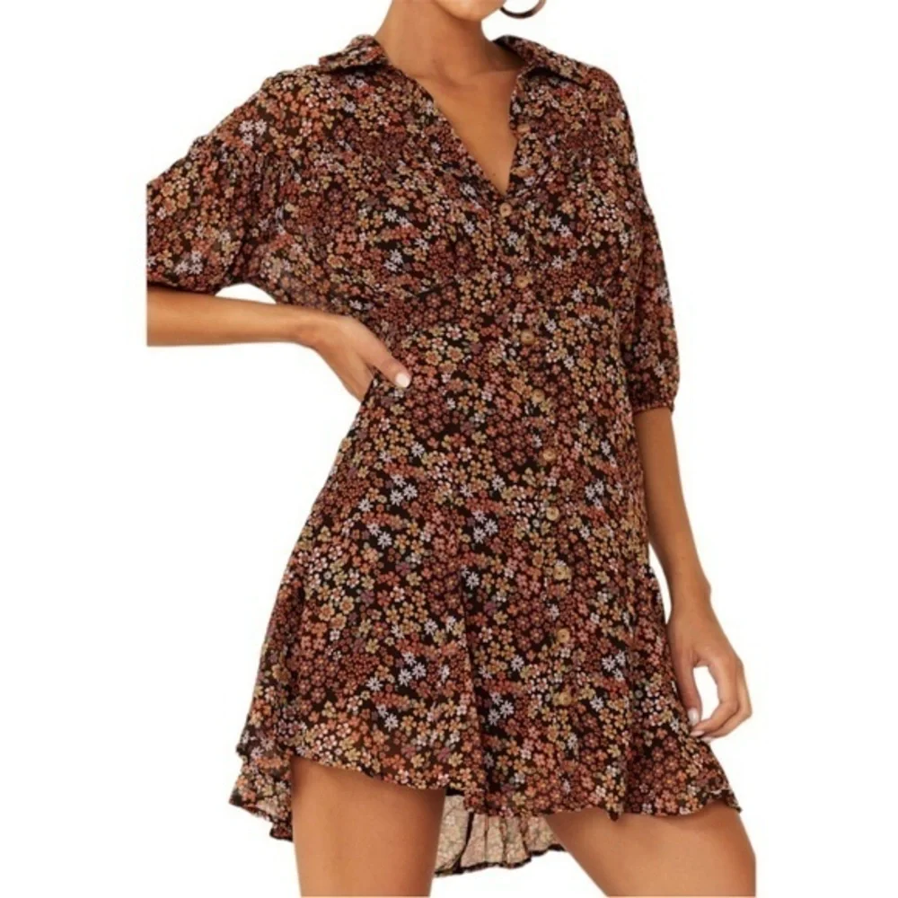 Free People Floral Bonnie Dress NWT Size Small